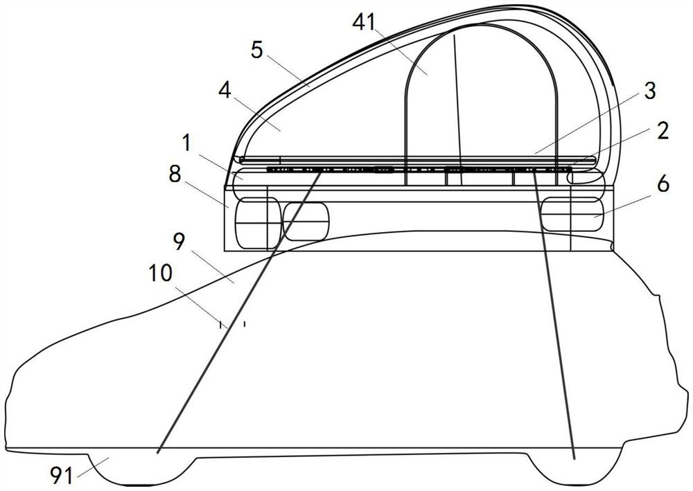 Inflatable car roof tent