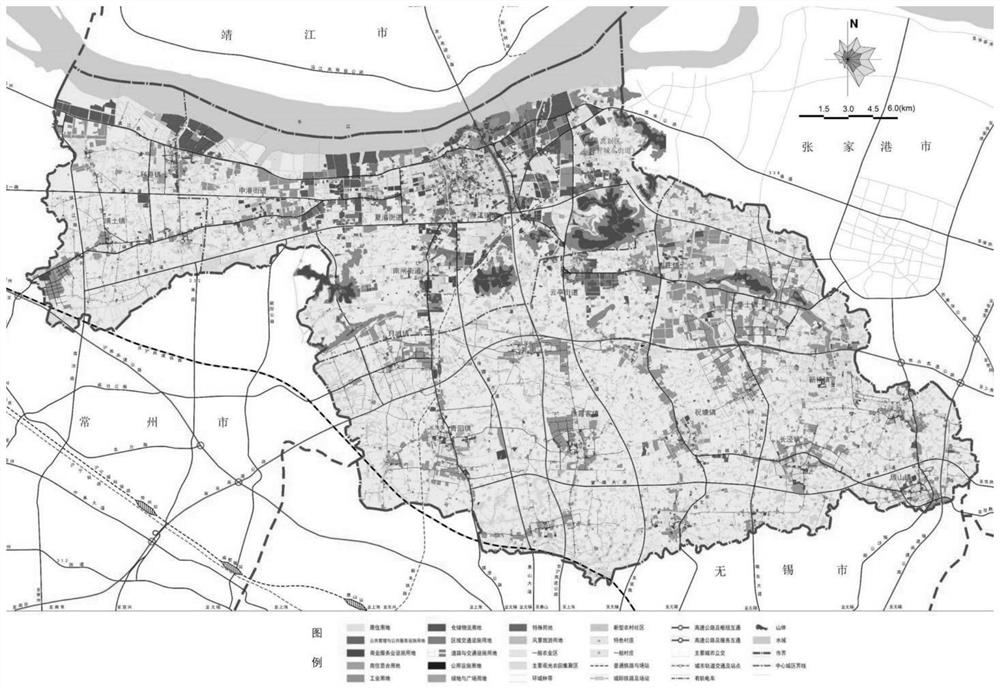 Increment decline town development boundary delimiting method based on CA model