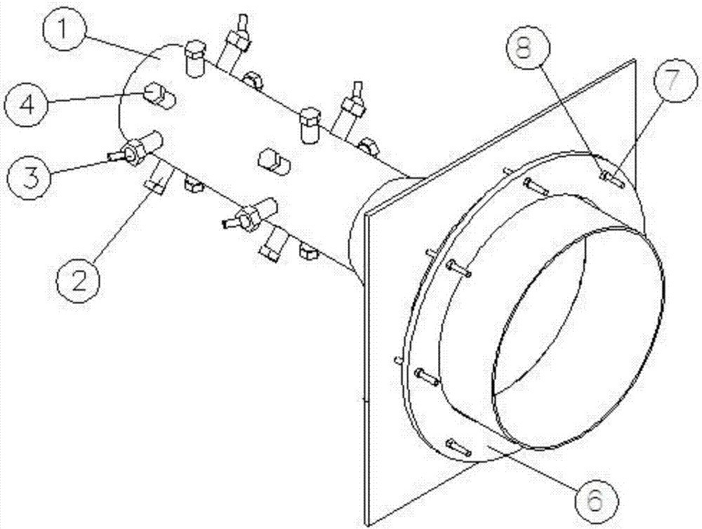 A kind of hot air blowing bulk material device and using method thereof