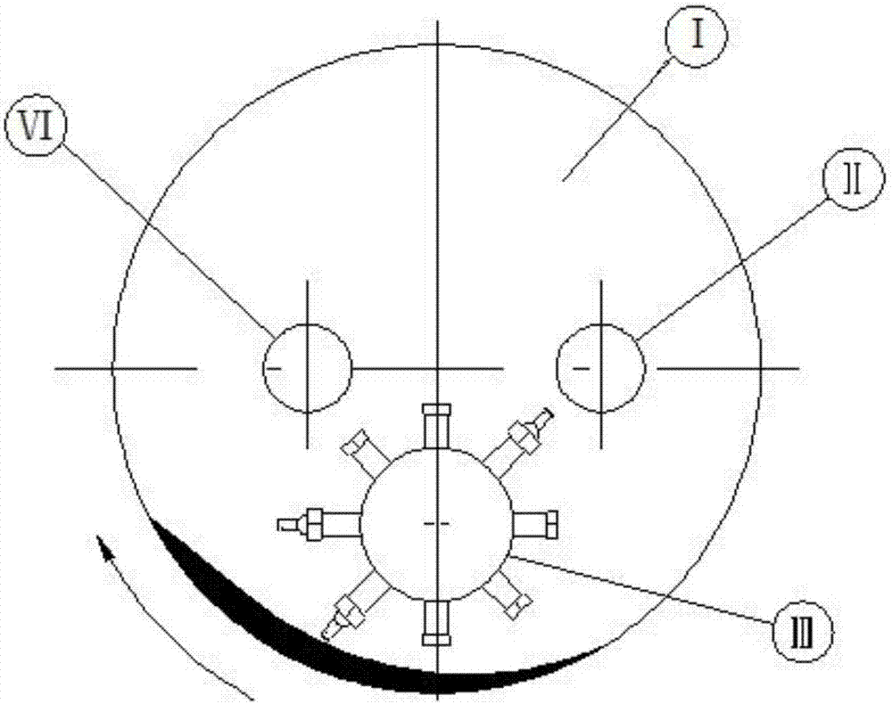 A kind of hot air blowing bulk material device and using method thereof