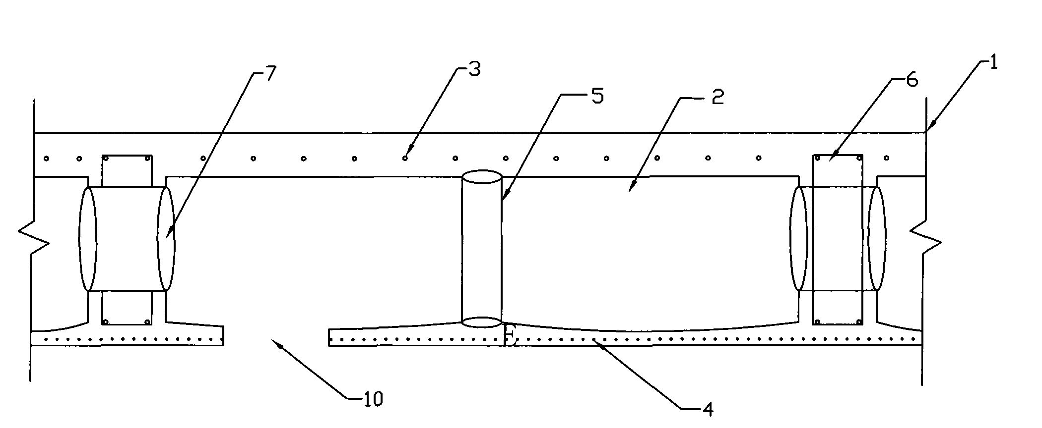 Building natural cooling air circulation system