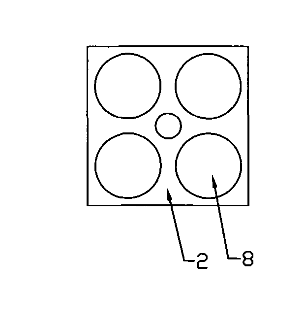 Building natural cooling air circulation system