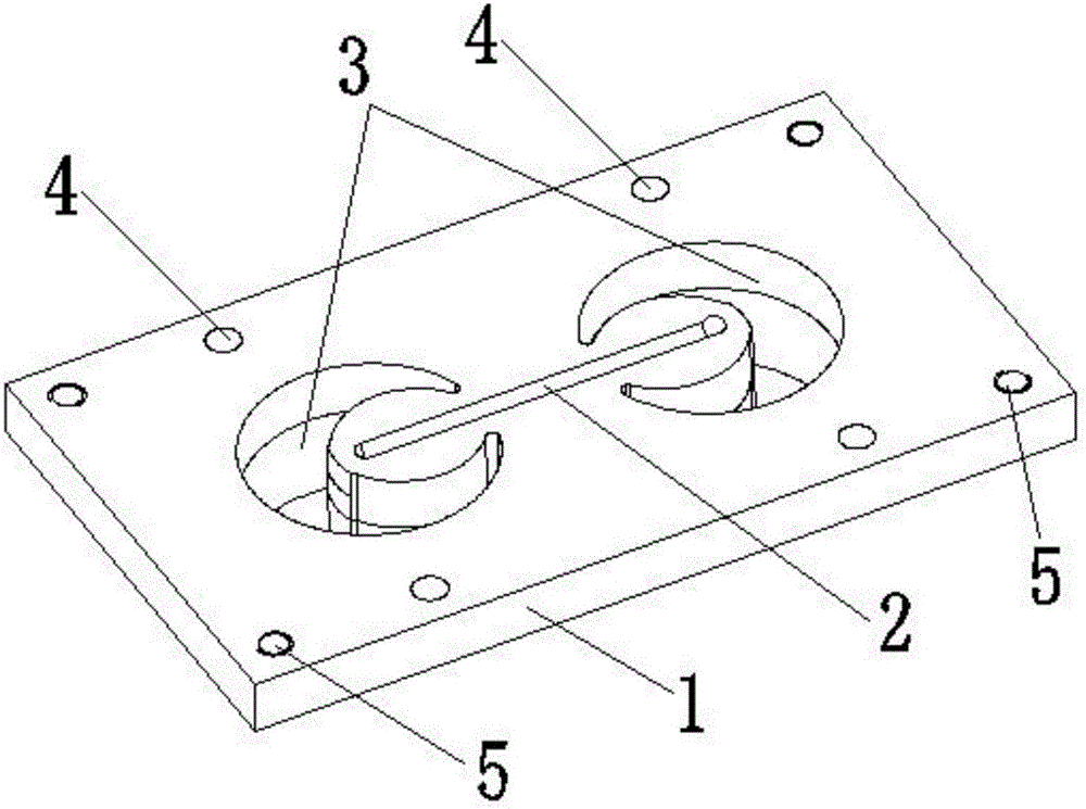 Subsurface type feeding mold cavity plate