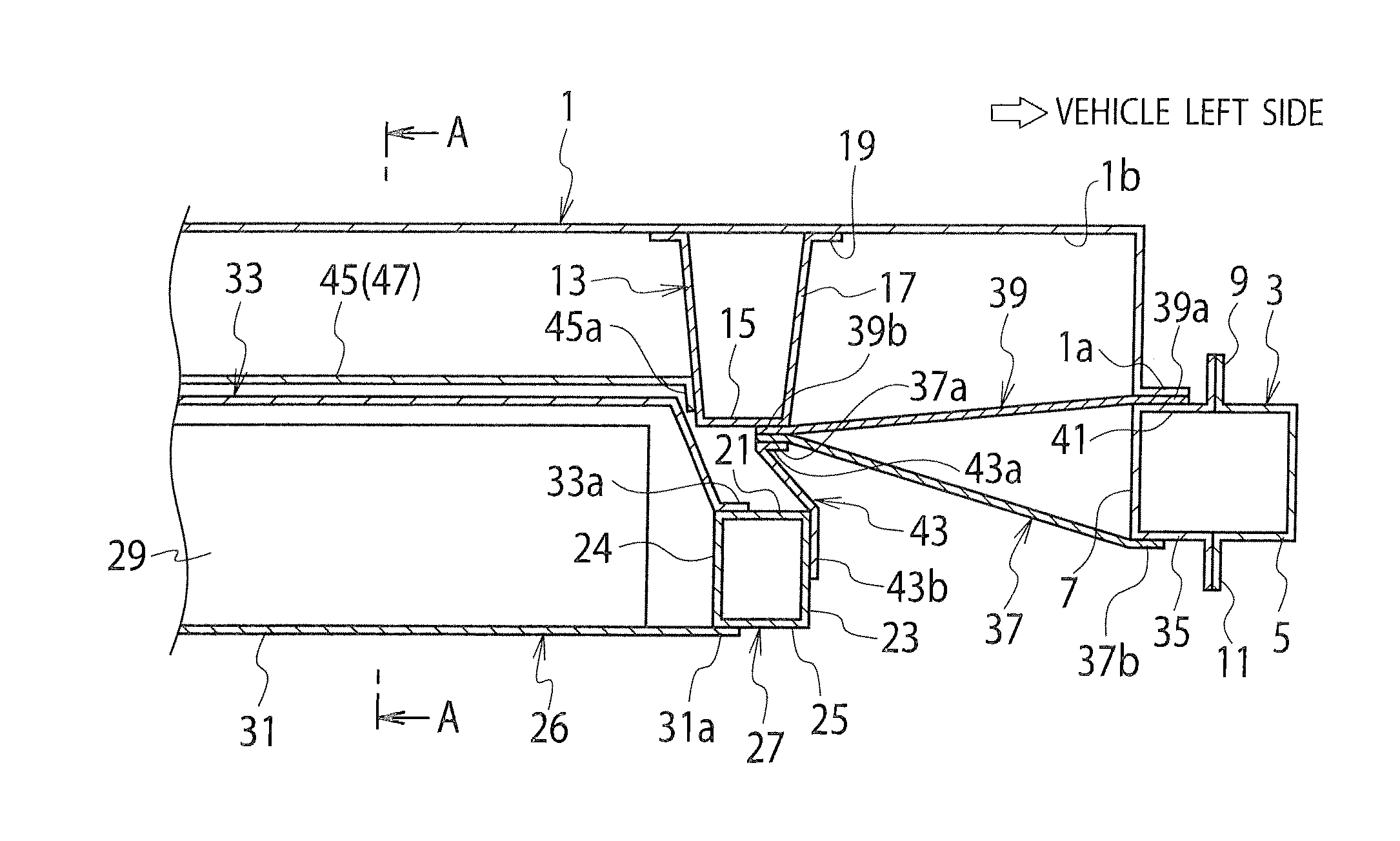 Structure for vehicle body lower portion