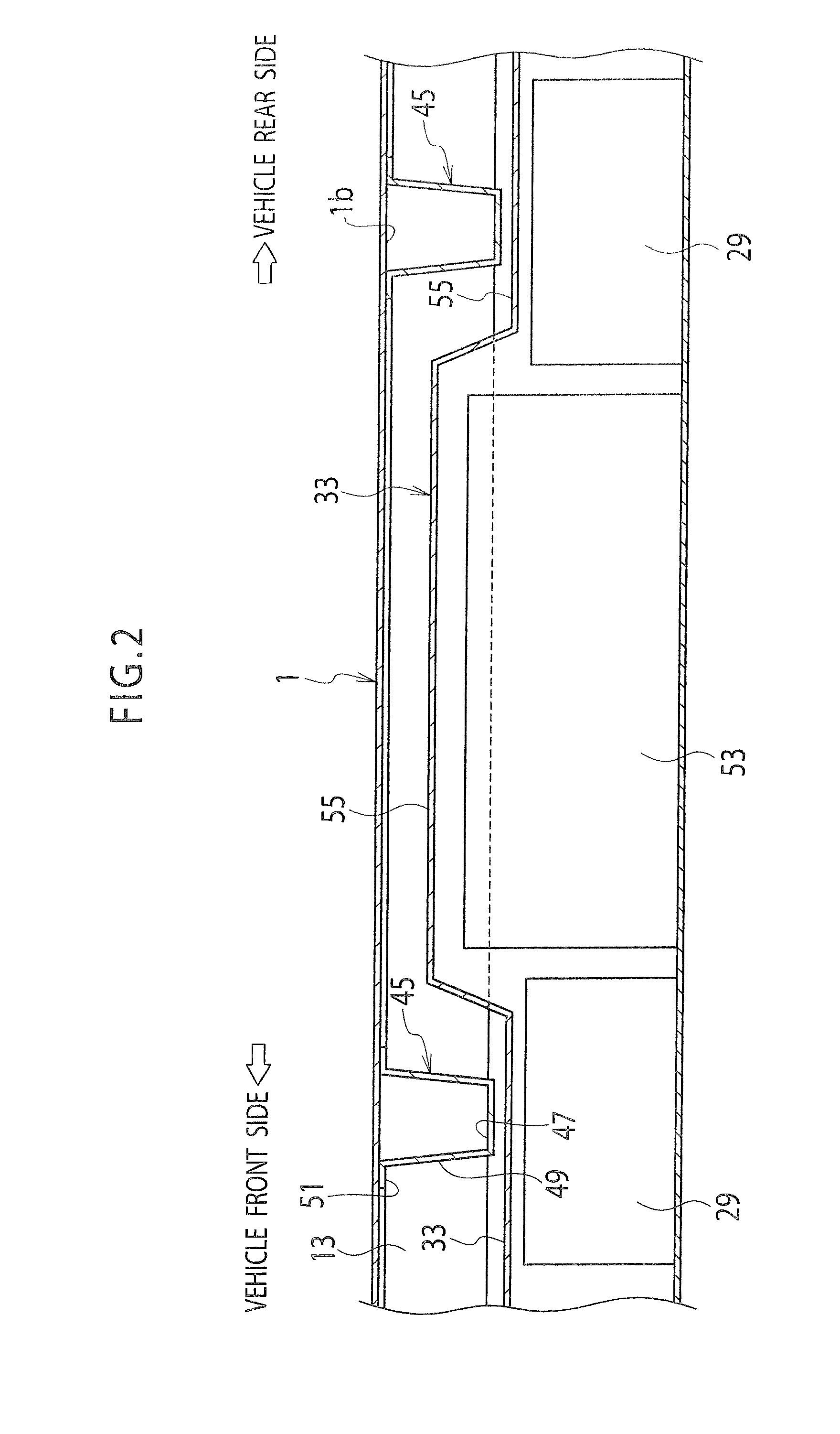 Structure for vehicle body lower portion