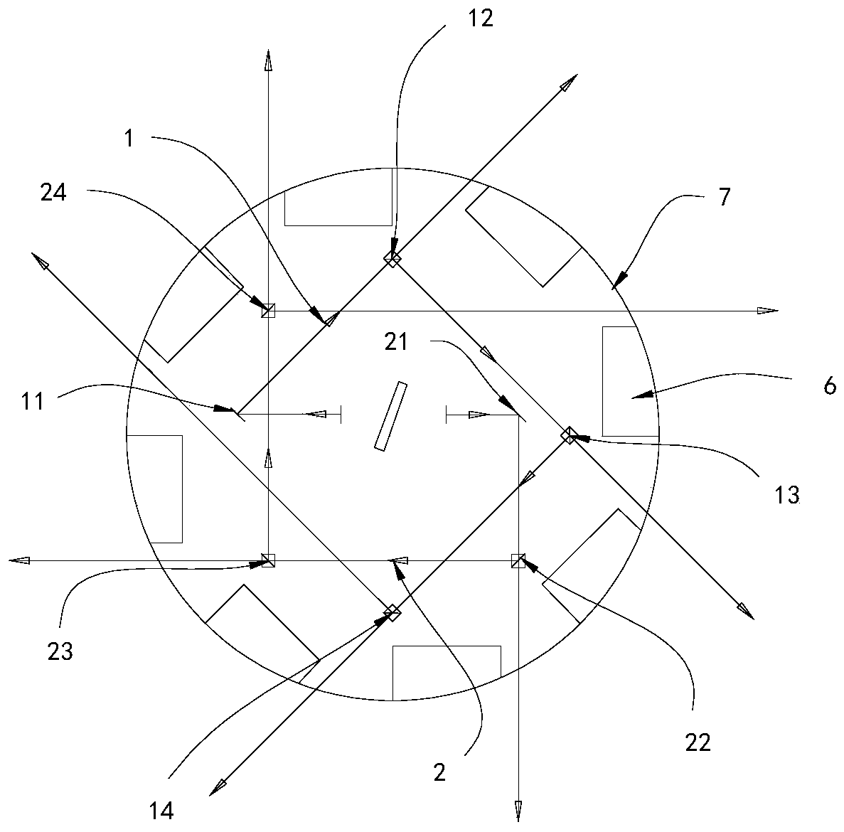 Optical path system and laser radar