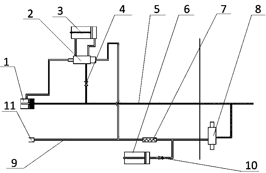 Automatic car coupler control system and application thereof