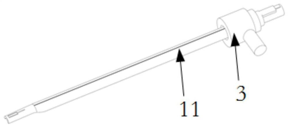 Intramedullary resetting device for thighbone