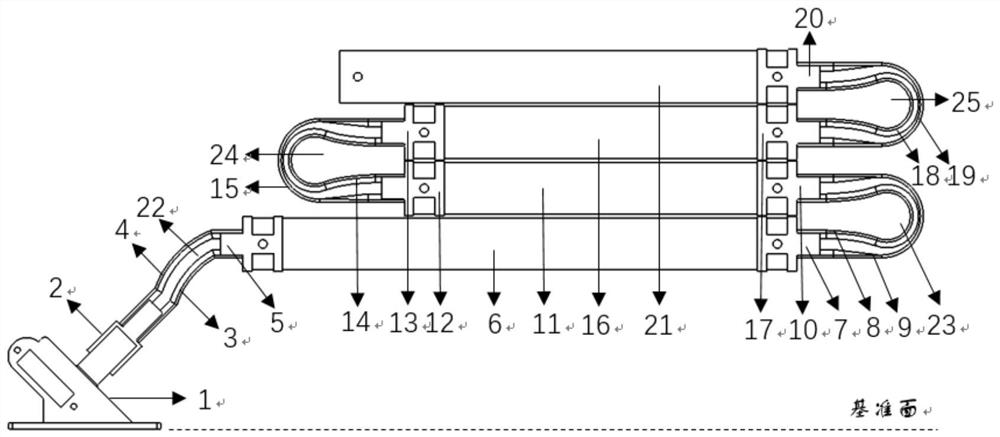 Space deployment mechanism and deployment method based on shape memory polymer composites