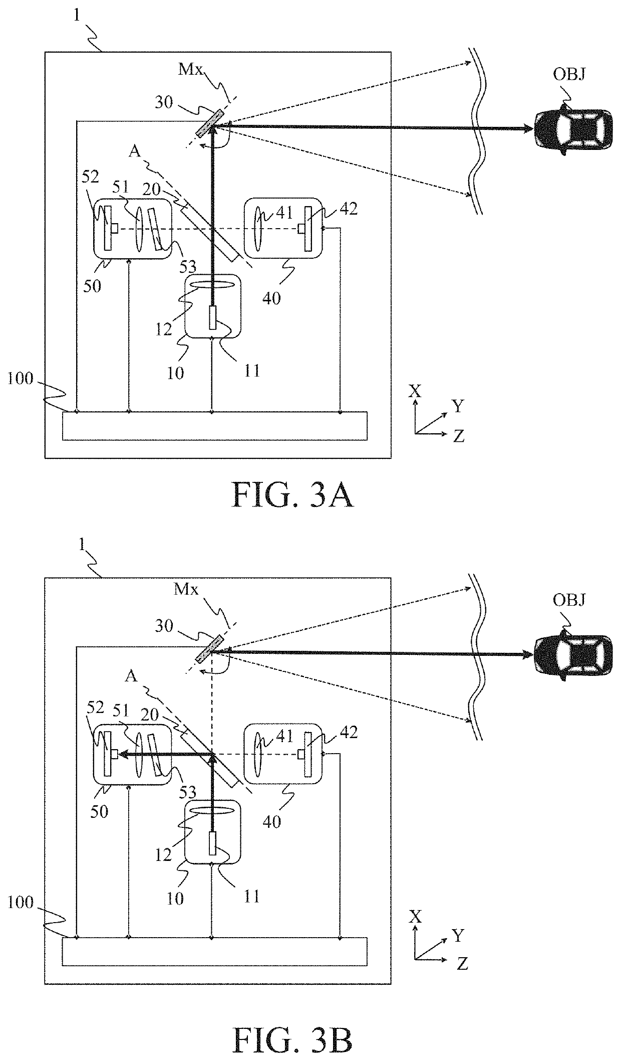 Optical apparatus, in-vehicle system, and mobile apparatus