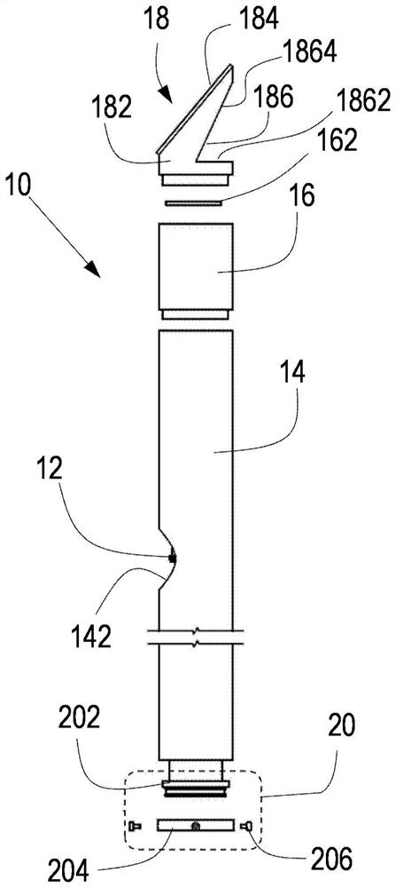 Oxygen analyzer diversion probe assembly