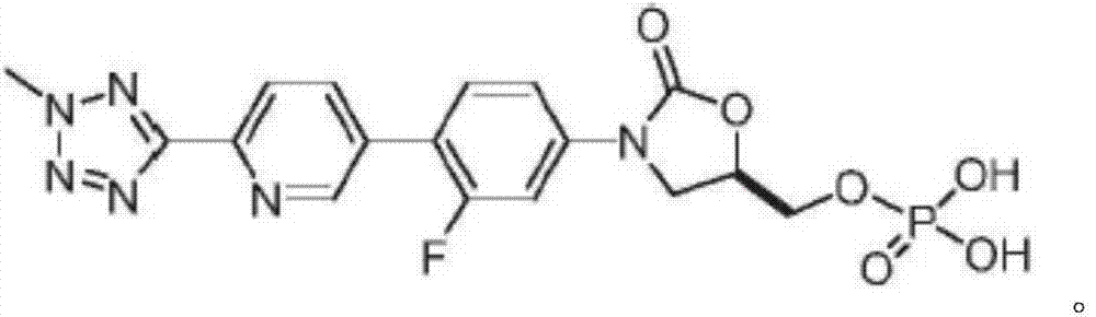 A kind of Tedizolid phosphate compound and preparation method thereof