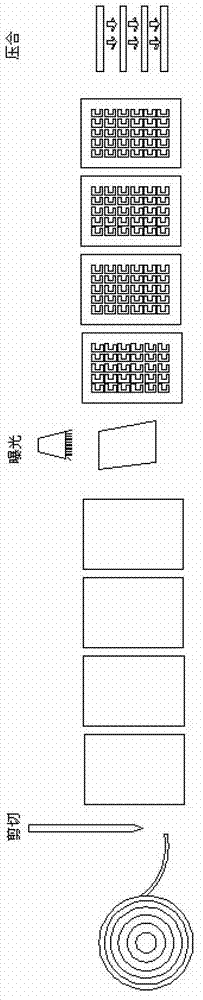 Method for once molding inner-layer line of multilayer flexible circuit board