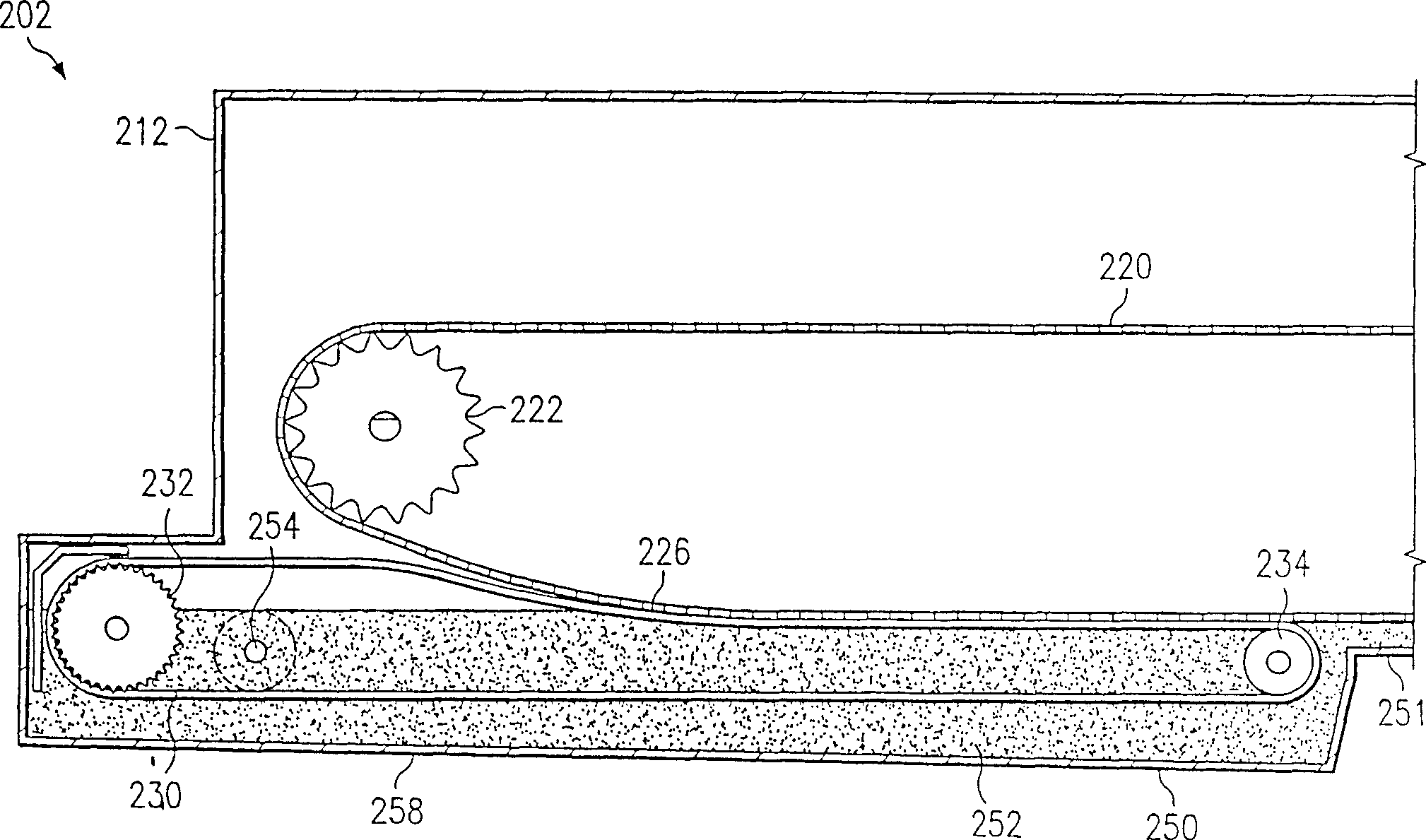 Single mold form fryer with product centering elements