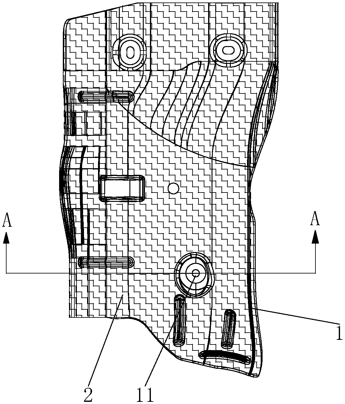 Ripple type automobile thermal shield with efficient heat dissipation