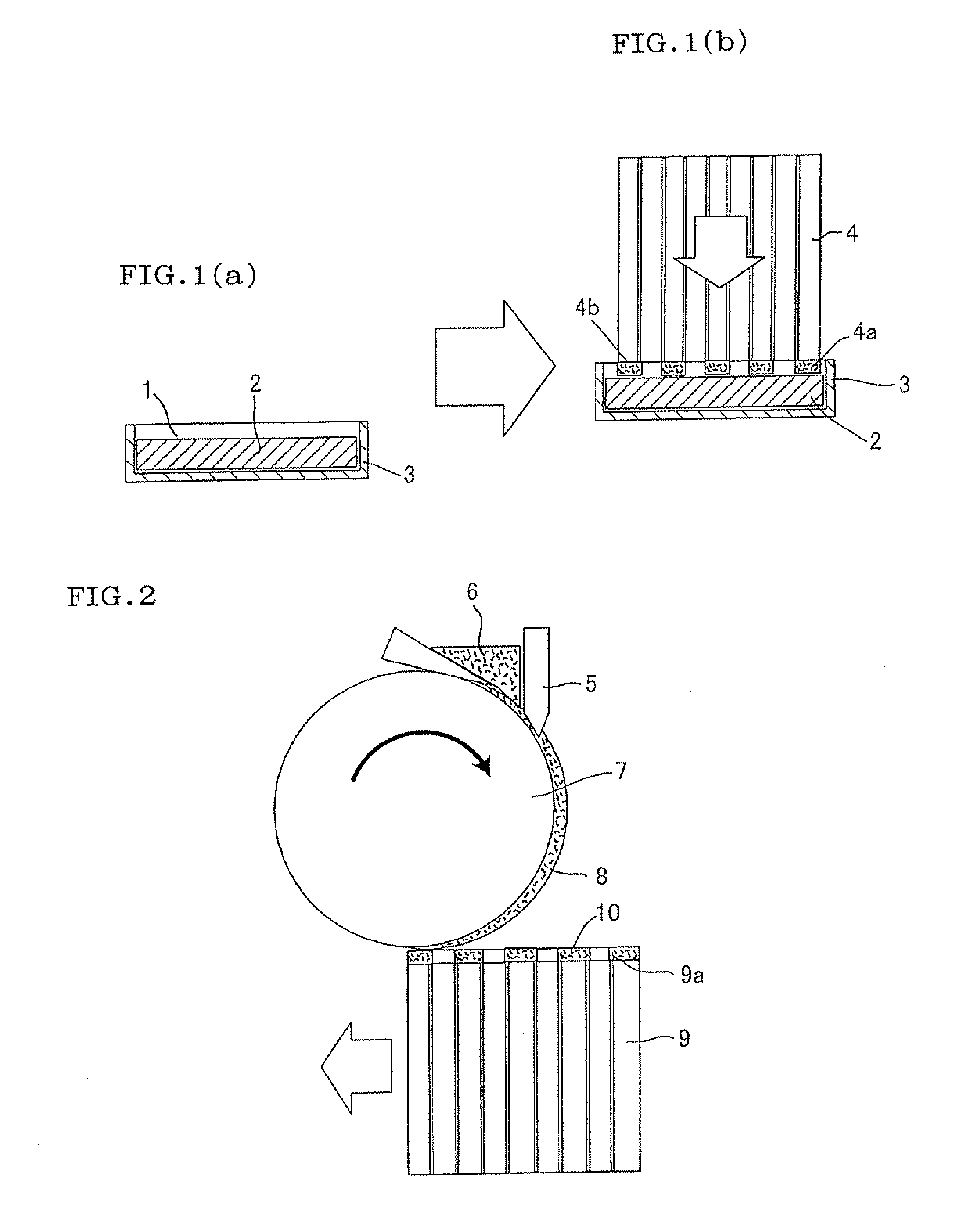 Production method of plugged honeycomb structure