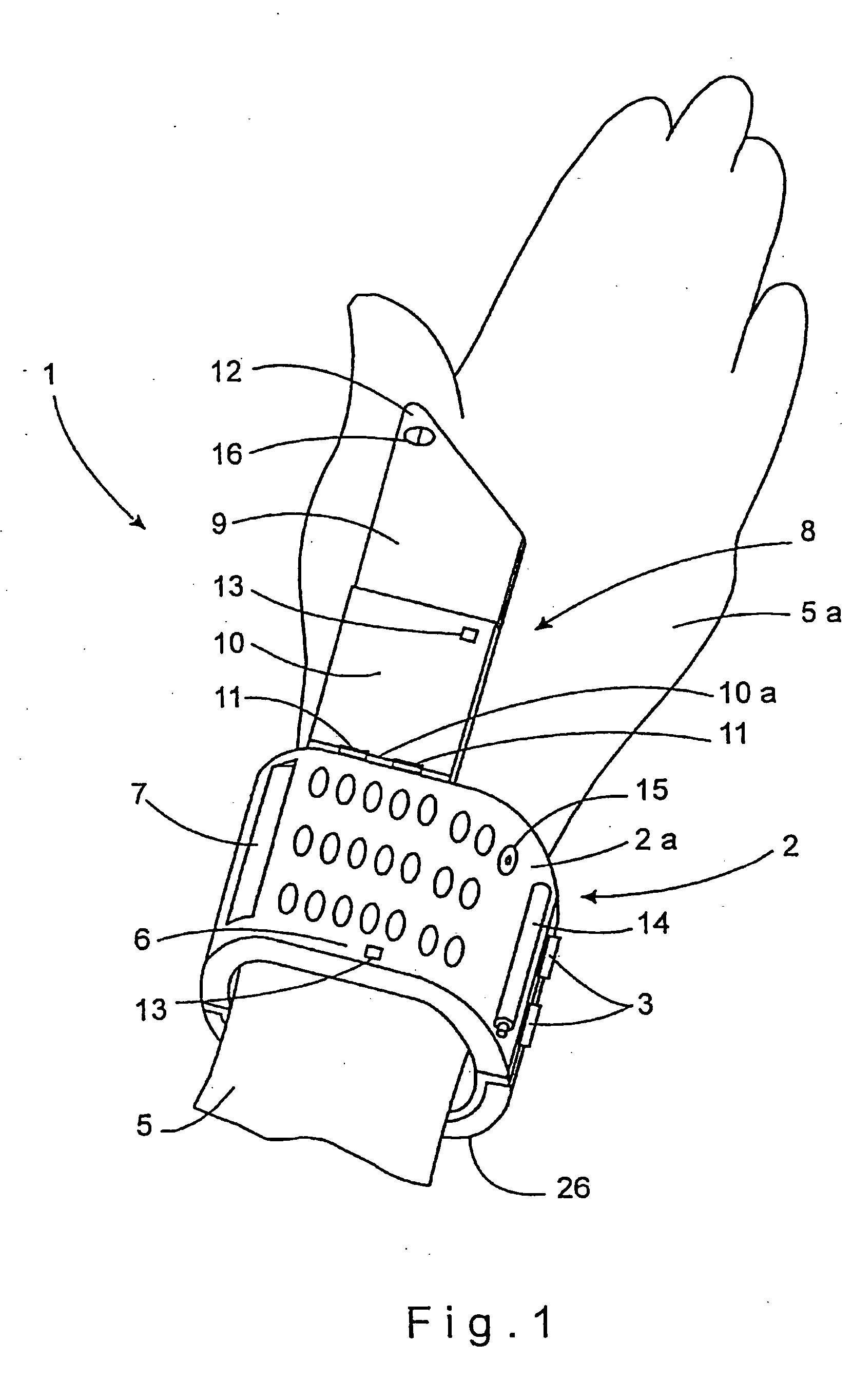 Wrist-mounted telephone device