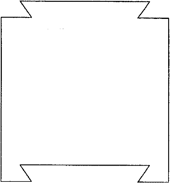 Magic block combined lining board for PVC vacuum compression