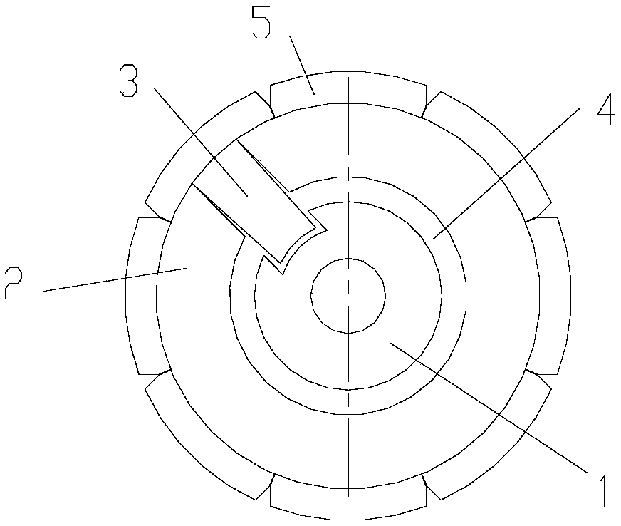 Vibration damping rotor iron core, vibration damping rotor and electric machine