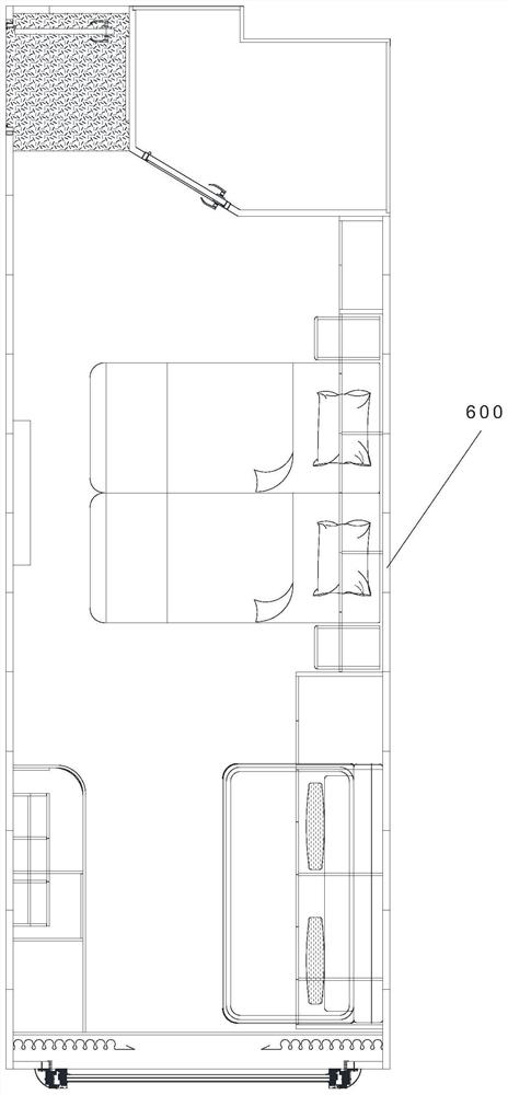 Low-energy-consumption assembly type movable epidemic prevention isolation cabin