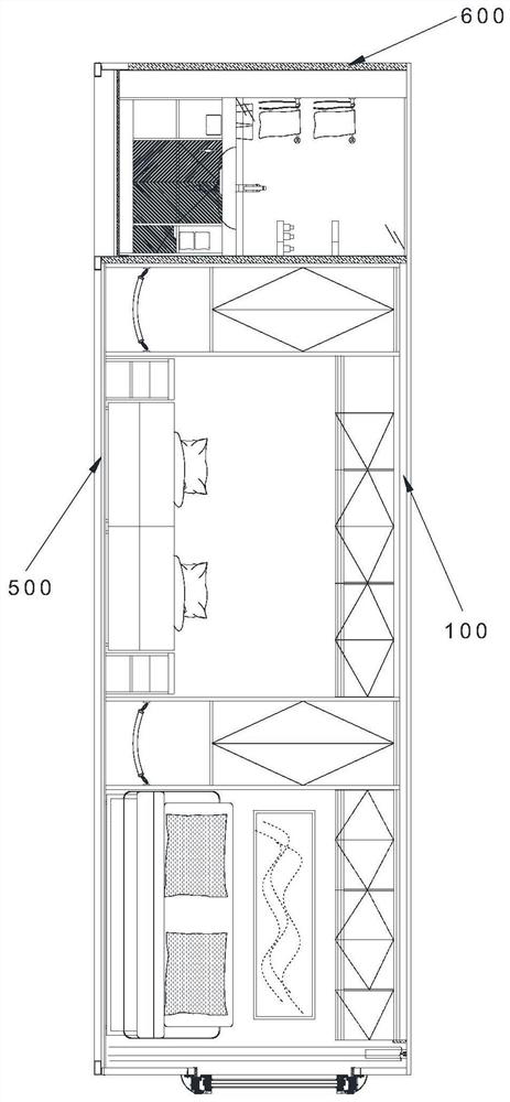 Low-energy-consumption assembly type movable epidemic prevention isolation cabin