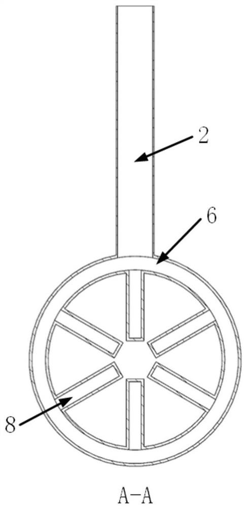 Single-duct ejector device for aero-engine