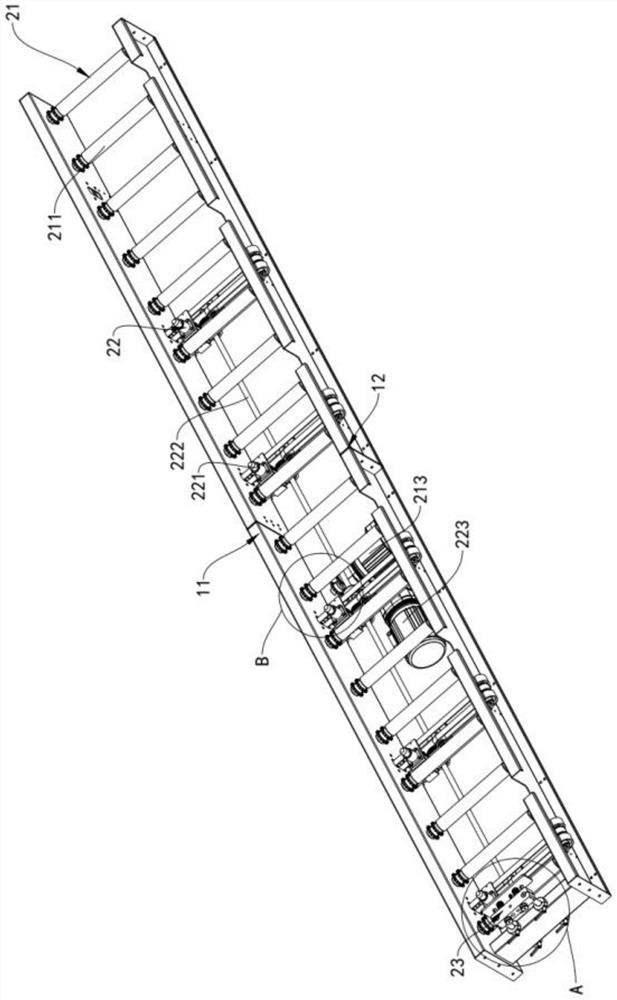 A kind of cohesion beam to buckle equipment