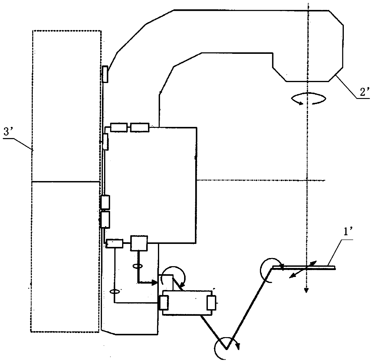 An epid control device for a medical electron linear accelerator