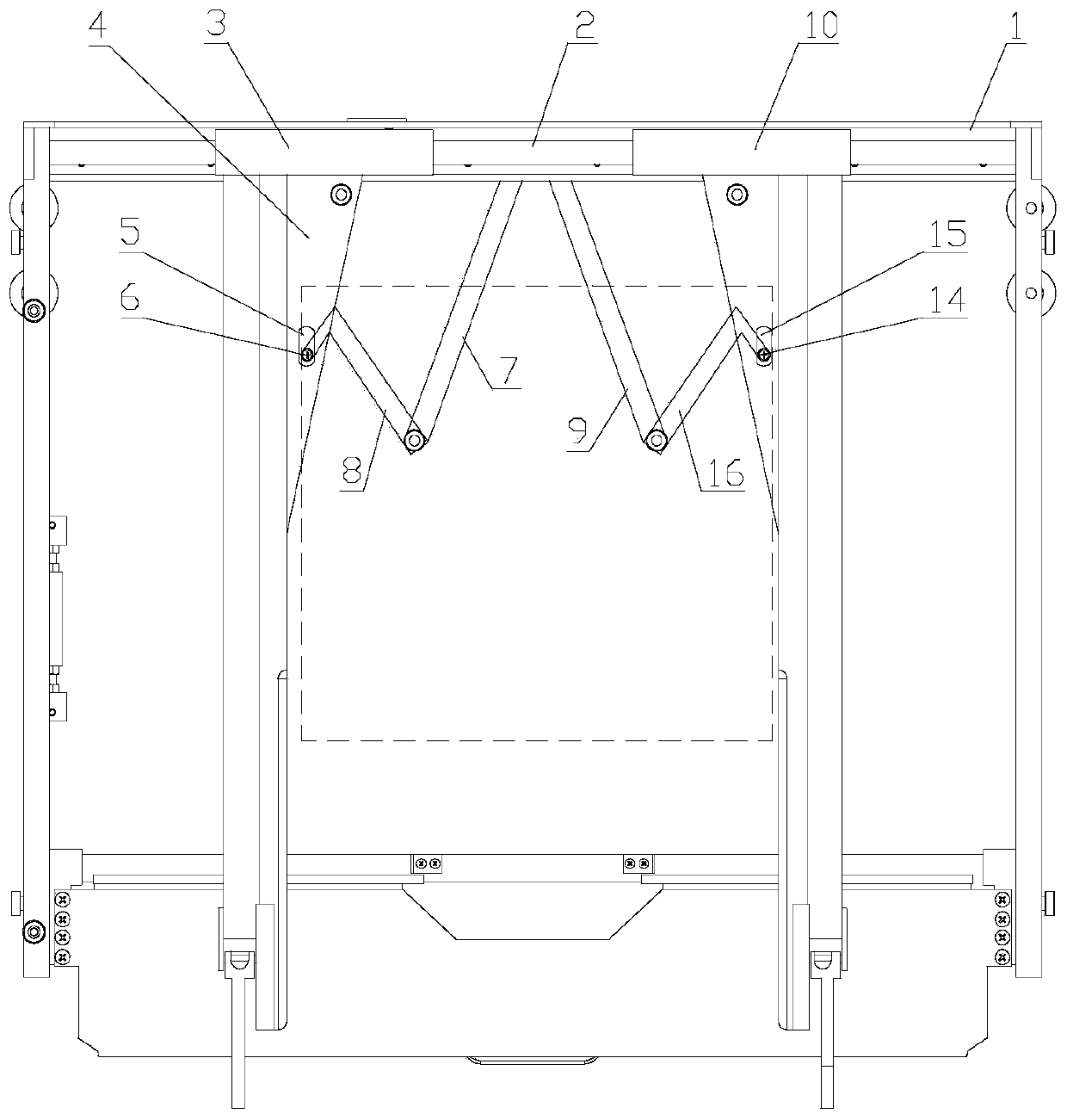 An epid control device for a medical electron linear accelerator