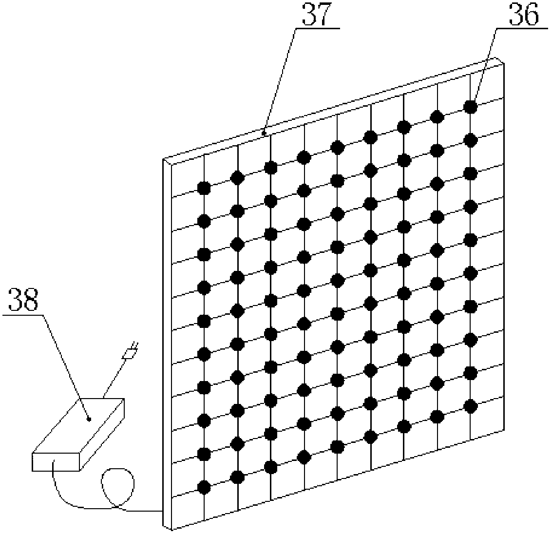 Method and device for measuring movement locus of automatic tool changing mechanical arm