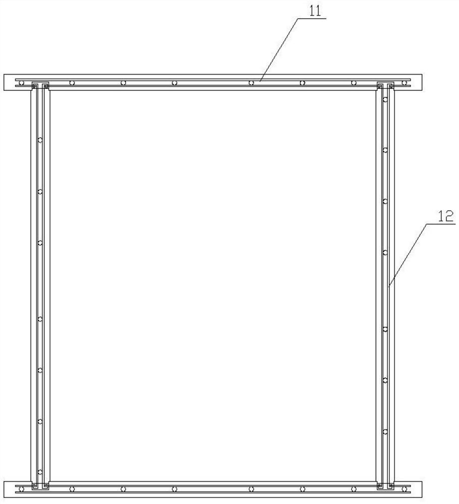 Prefabricated brick moulding bed mortise and tenon joint structure and construction method