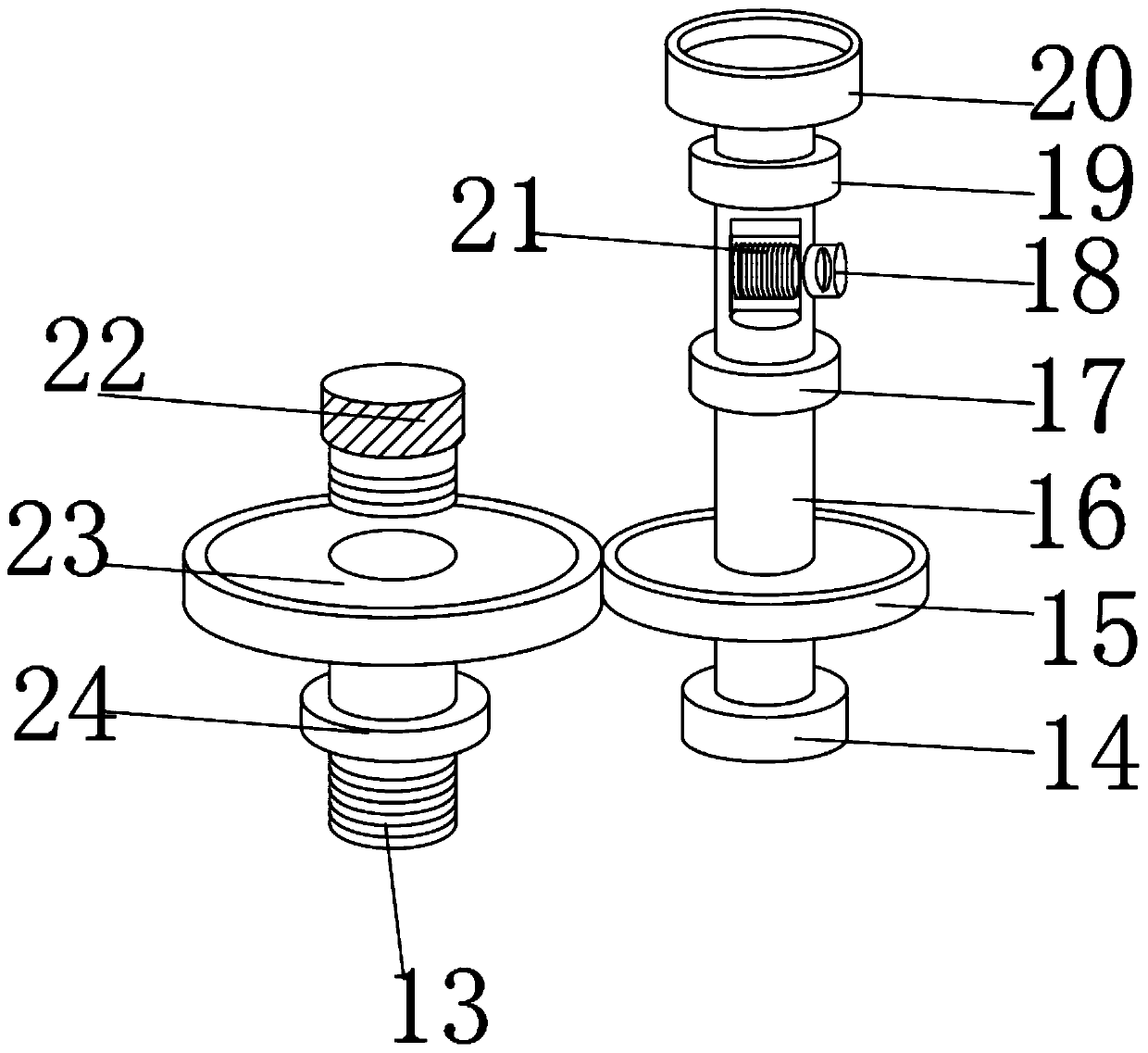 A butterfly valve with an anti-seize structure and its application method