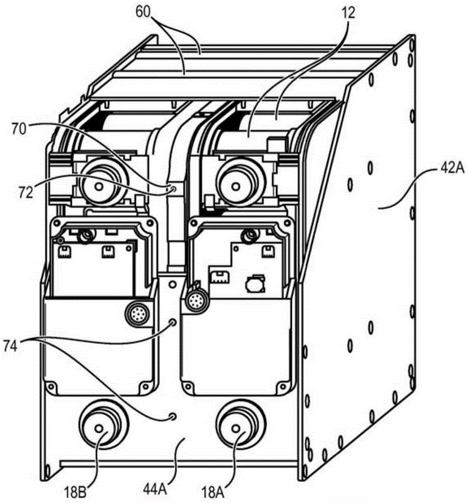 Energy storage module comprising a plurality of energy storage assemblies