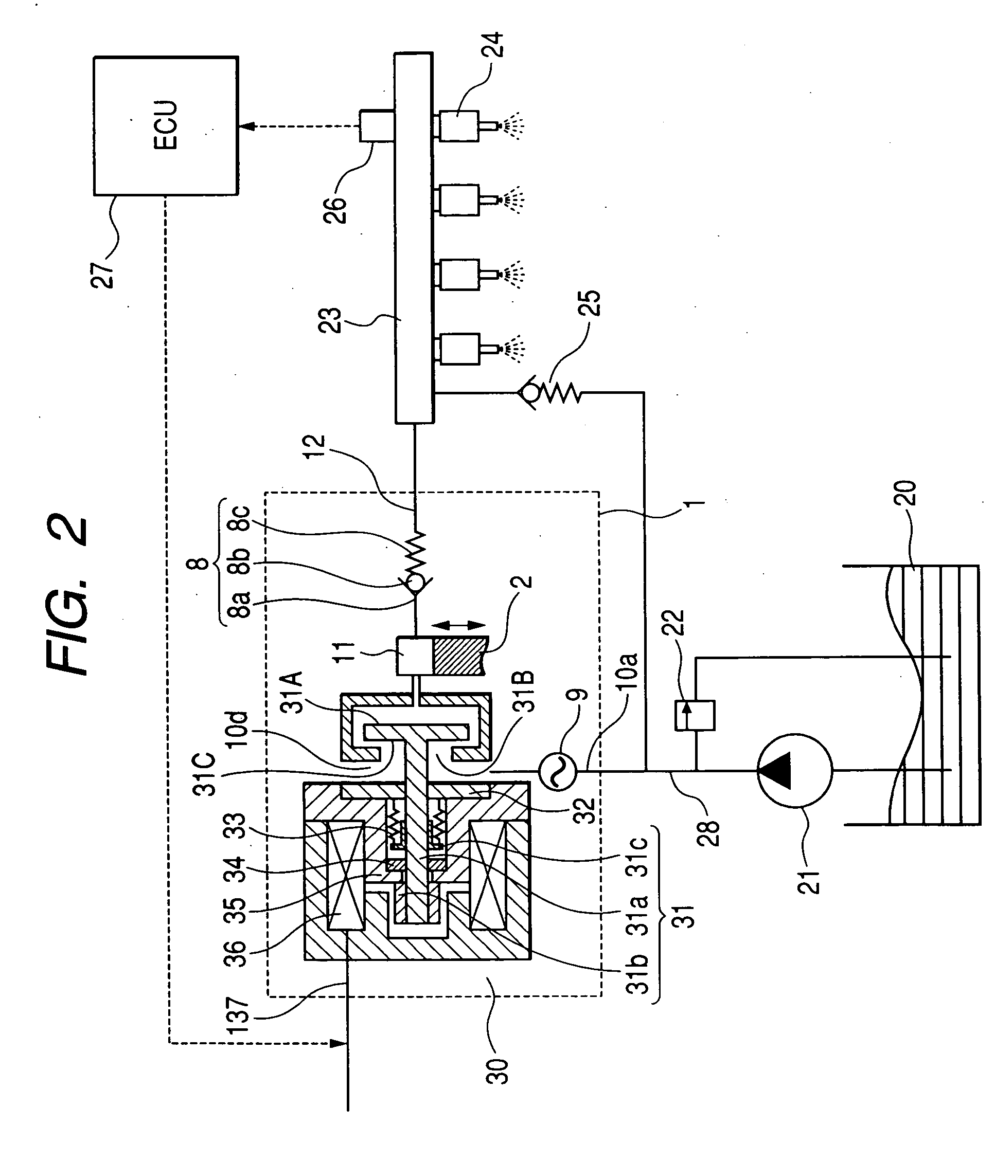 Electromagnetic drive mechanism and a high-pressure fuel supply pump