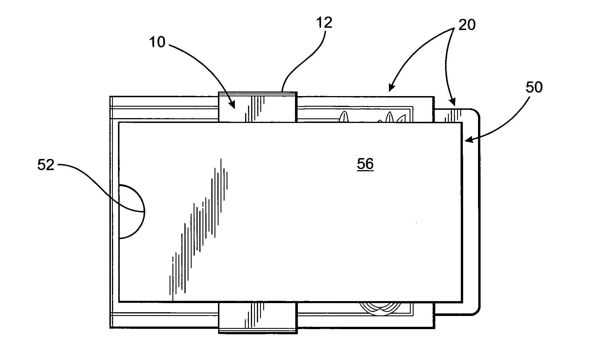 Holder assembly for currency, credit cards and like objects