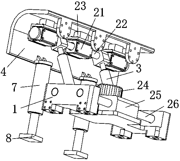 Tunnel blasting anti-collapse and stabilization device