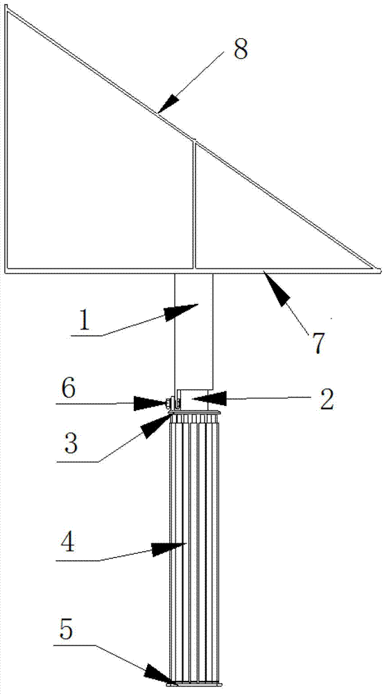 A sun tracking device