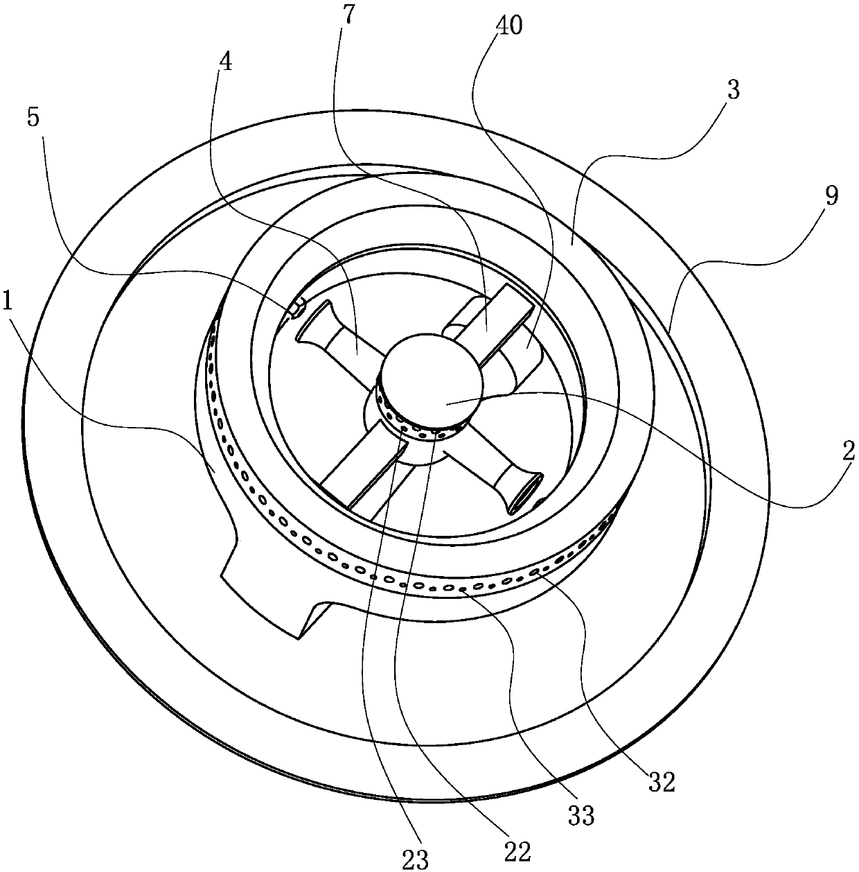 Burner for gas stove