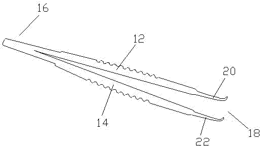 Surgical forceps used for suturing