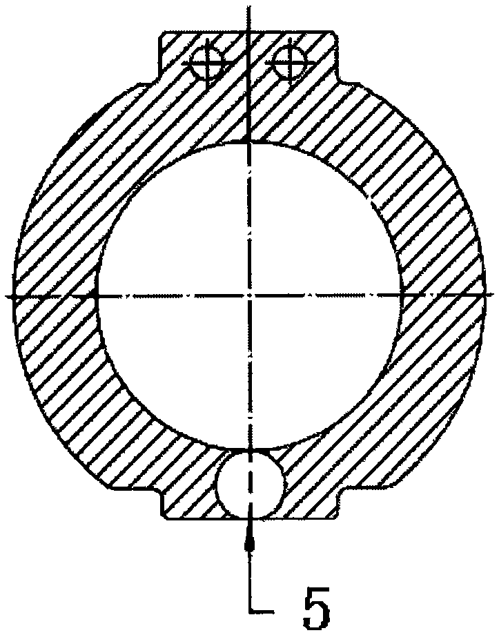 Manufacturing method of combined ball clack for high-pressure double-valve-seat track ball valve