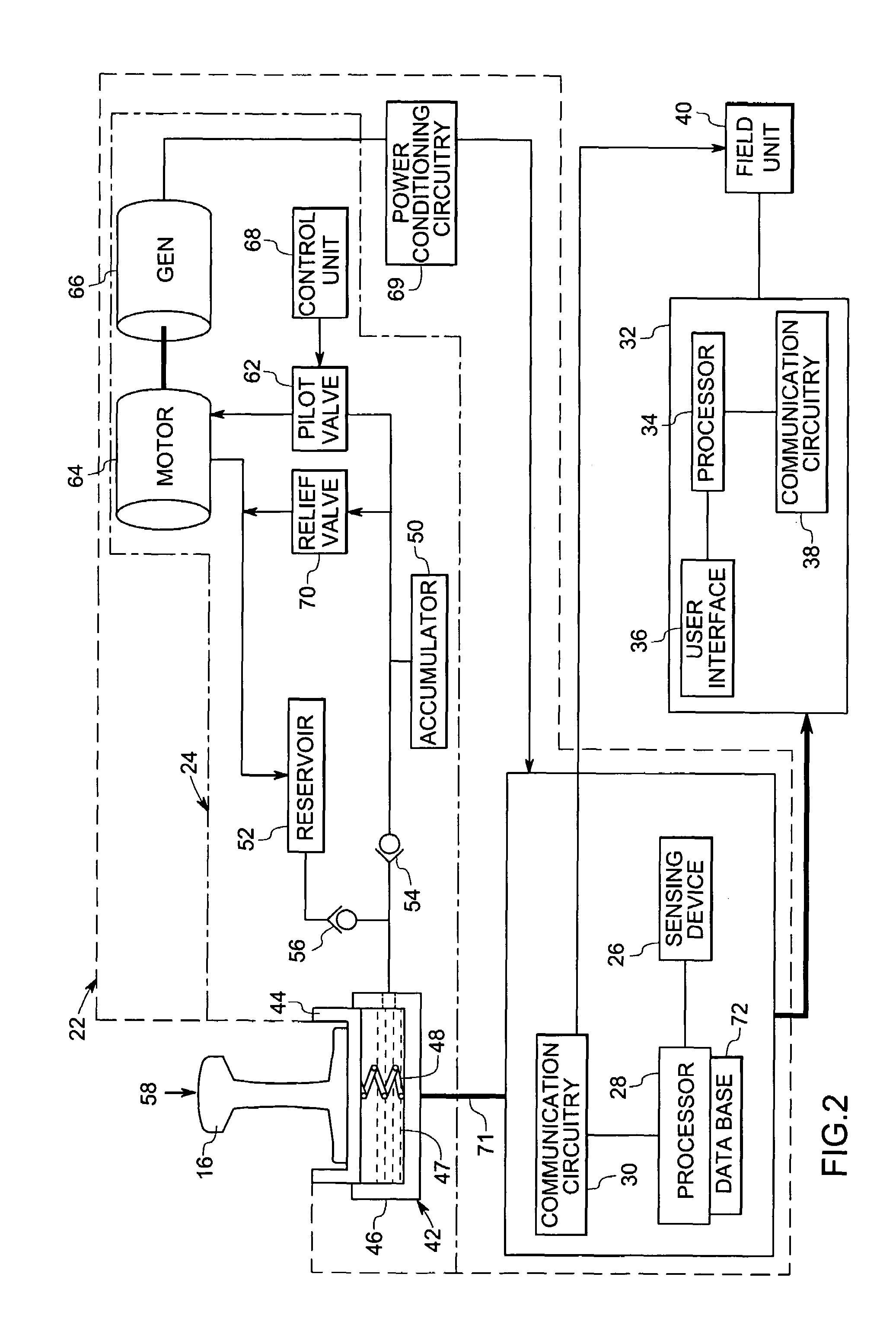 Self powered railway monitoring system