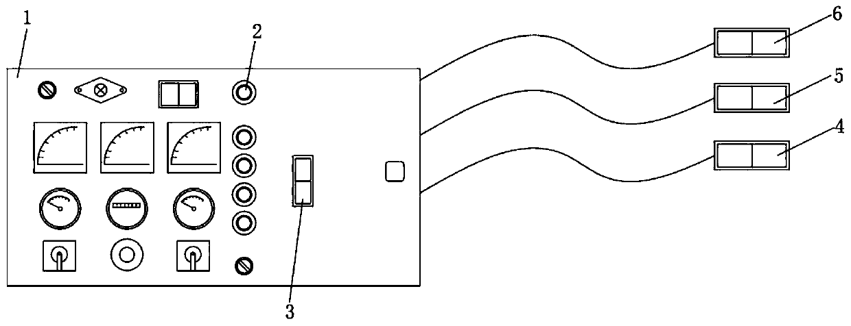 Dual-starting control device of diesel generator set