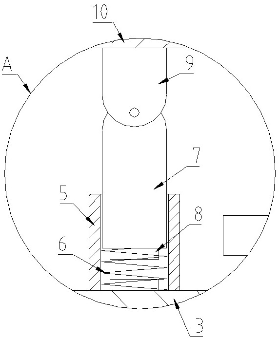 Drill rod fixing device for geotechnical engineering investigation