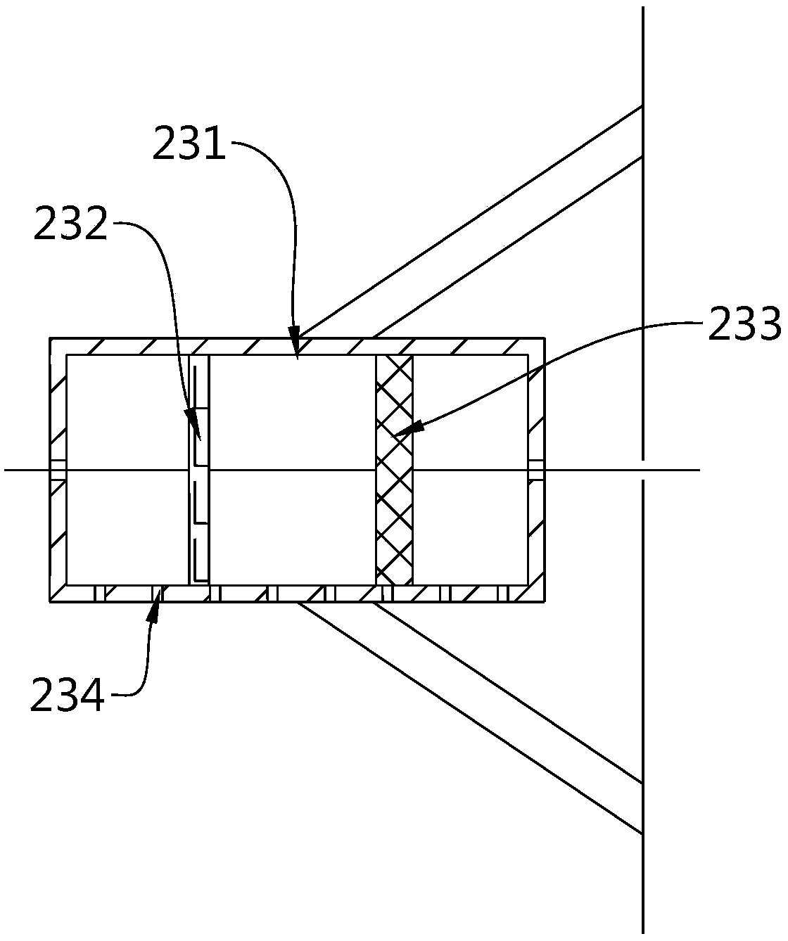 Surface cleaning device of copper-clad aluminum conductor through water-soluble drawing oil