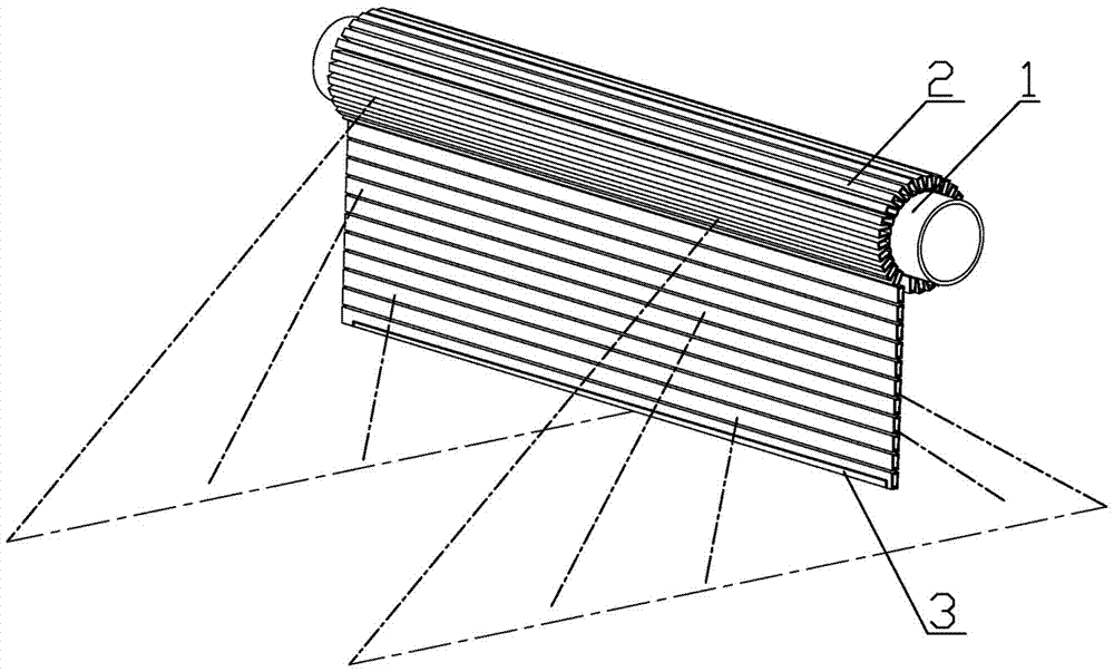 Rolling gate with automatic vehicle guiding system