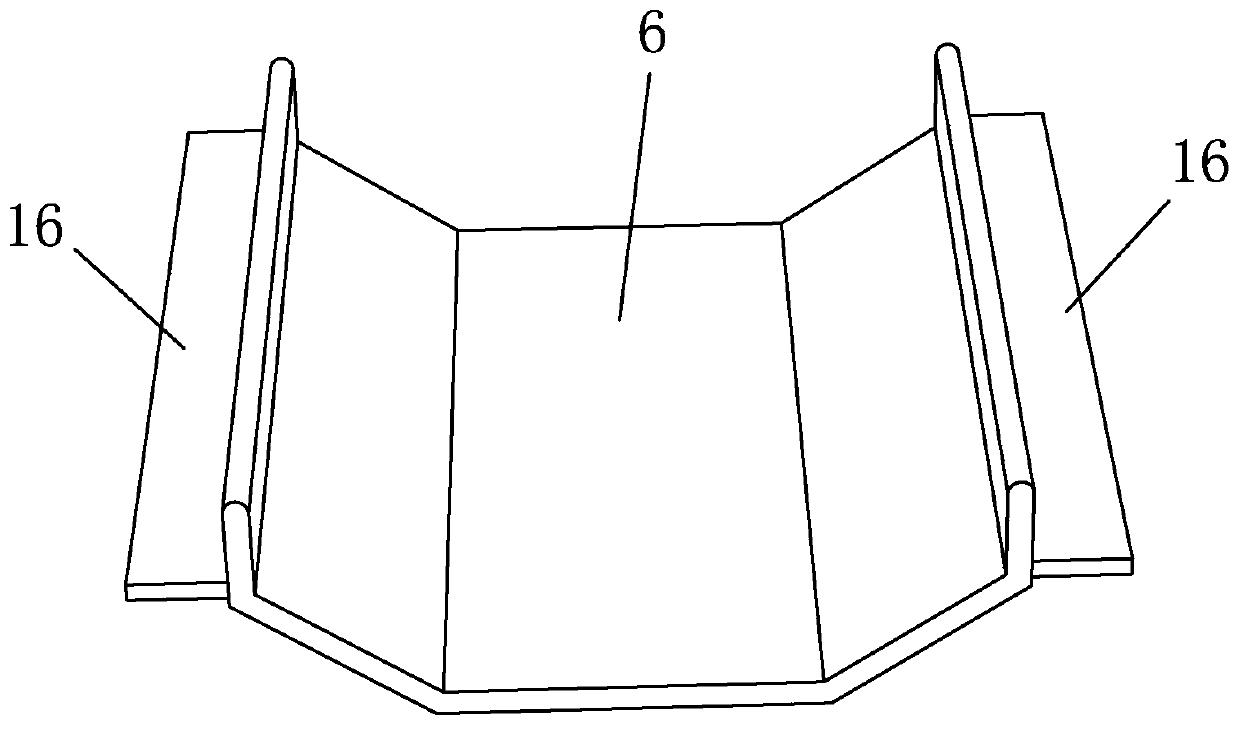 A roof rainwater treatment system and construction method