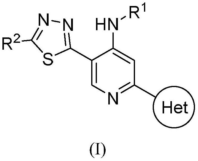 Thiadiazole irak4 inhibitors