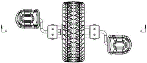 Child tricycle and front wheel thereof