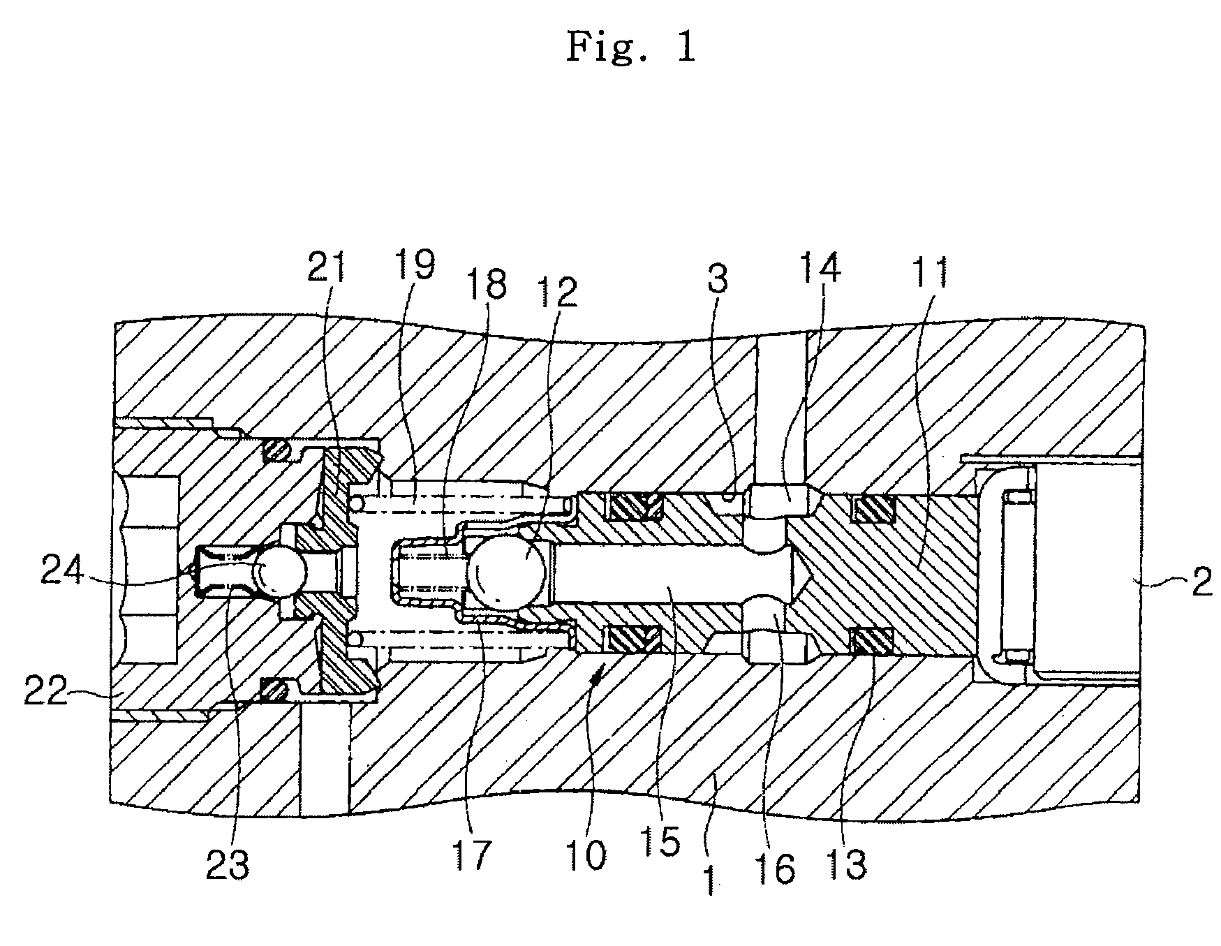 Pump of electronically controlled brake system