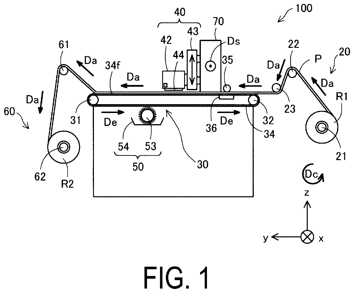 Liquid ejecting device and a method for correcting landing position deviation of liquid